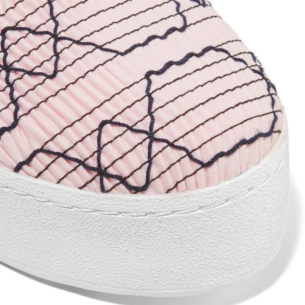 OPENING CEREMONY New Flats Designer Slip-On Platform Sneakers NIB Women's 9 /41 - Picture 10 of 16